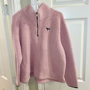 Victoria’s Secret pink sherpa jacket